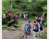 Sur la passerelle de la vallée des Prades
